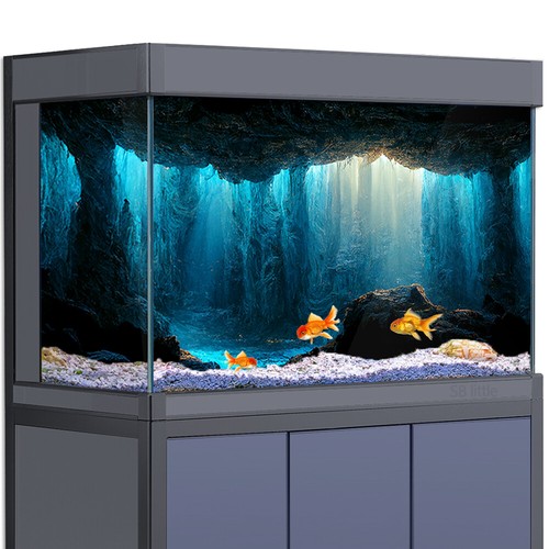 Adesivo sfondo acquario - adesivo,