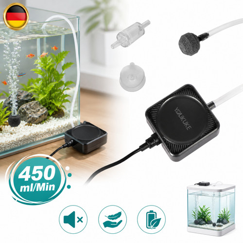 Pompa aria per acquario 1w - ad,